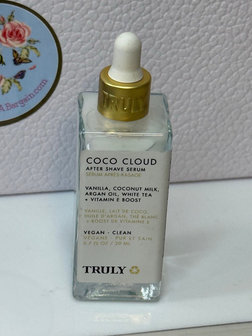 Truly Coco Cloud After Shave Serum - 20 mL - NEW no box